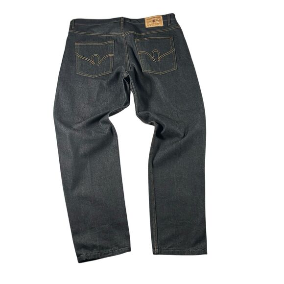 Vintage Rocawear Denim Dark Wash Baggy Jeans Men’s 40x32 Loose Grunge Y2K J-9969 - Picture 5 of 14